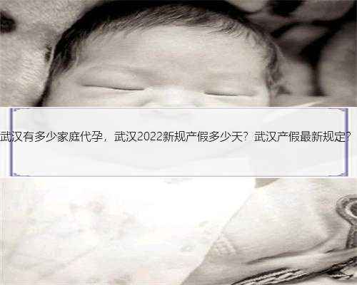 武汉有多少家庭代孕，武汉2022新规产假多少天？武汉产假最新规定？